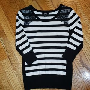 By & By Dressy Sweater With 3/4 Sleeve
